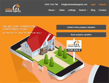 Tablet Screenshot of onlineestateagents.com